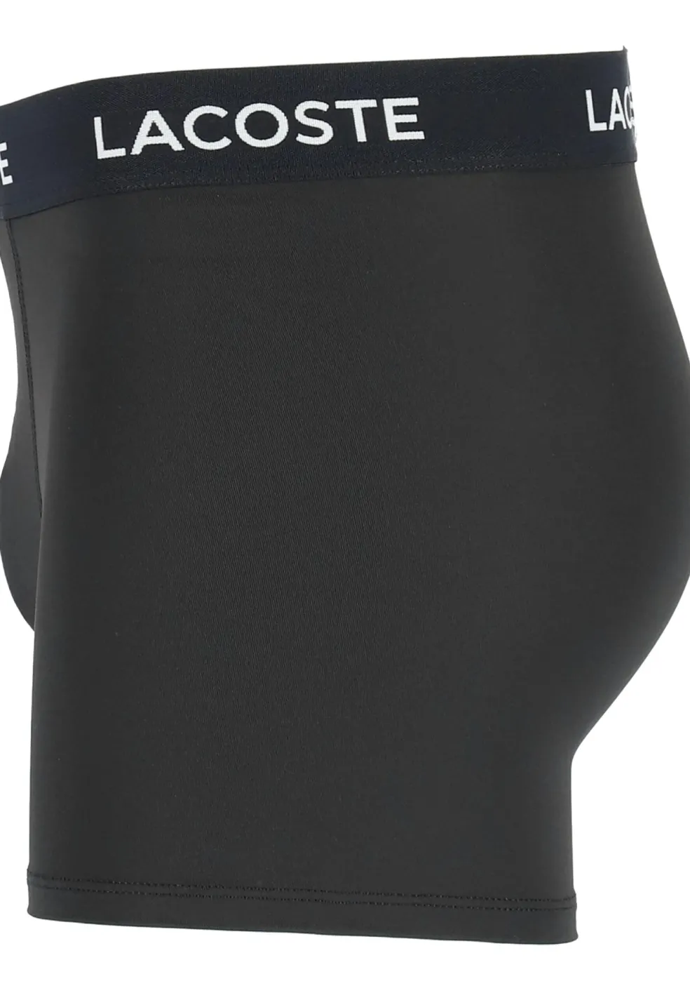 Lacoste Boxer Trunks (3-pack), heren boxers microfiber kort, zwart