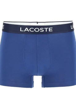 Lacoste Boxer Trunks (3-pack), heren boxers kort, blauw en rood
