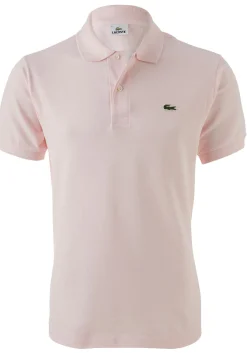 Lacoste Classic Fit polo, flamingo roze