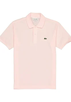 Lacoste Classic Fit polo, flamingo roze