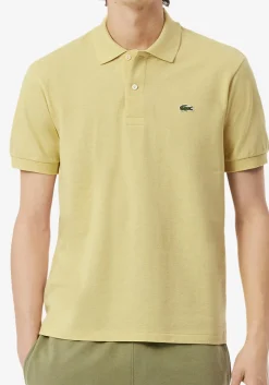 Lacoste Classic Fit polo, geel melange