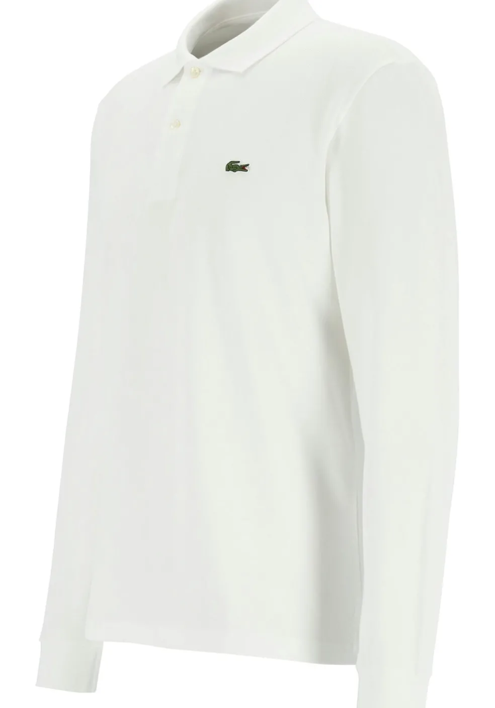 Lacoste Classic Fit polo lange mouw, wit