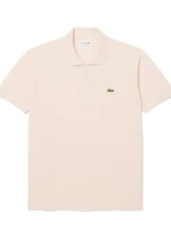 Lacoste Classic Fit polo, licht zalmroze