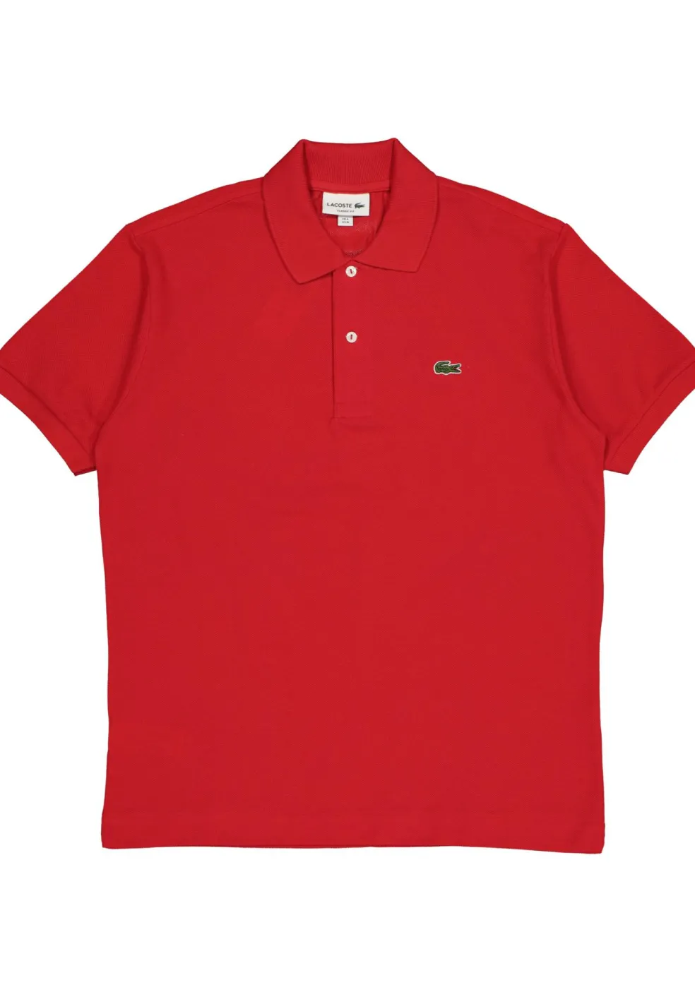 Lacoste Classic Fit polo, rood