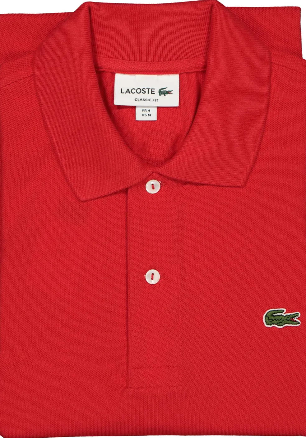 Lacoste Classic Fit polo, rood