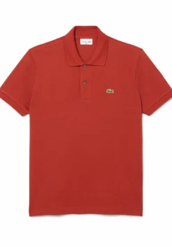 Lacoste Classic Fit polo, roodbruin