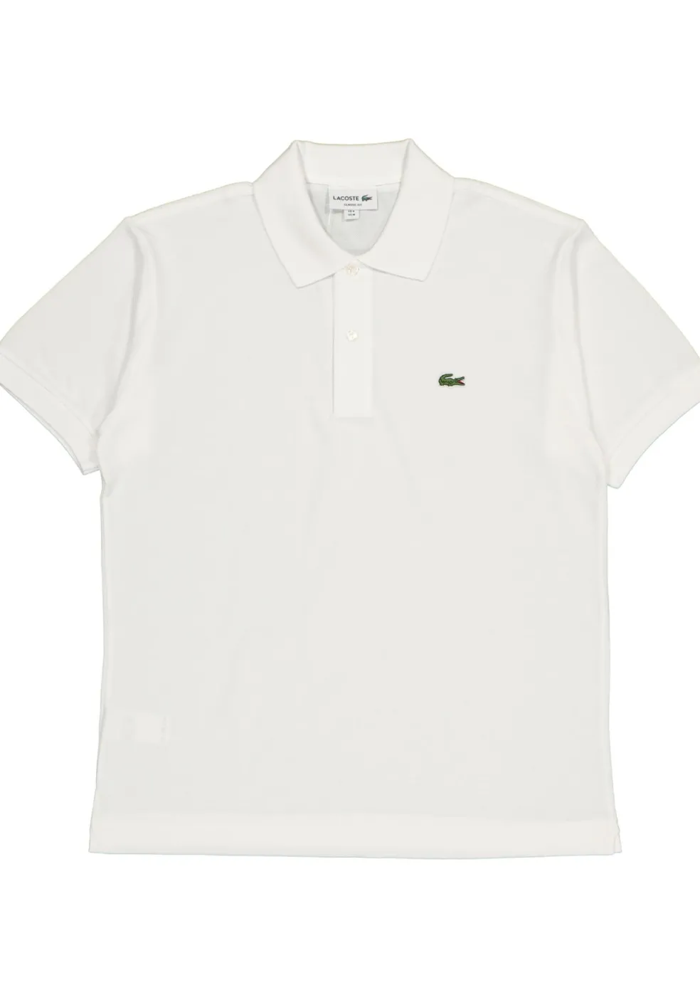 Lacoste Classic Fit polo, wit
