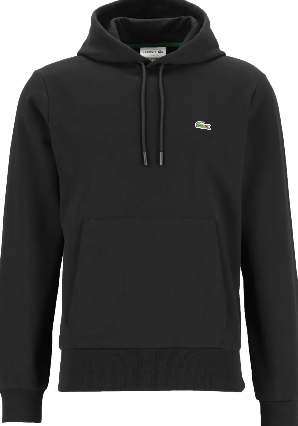 Lacoste heren hoodie sweatshirt, zwart