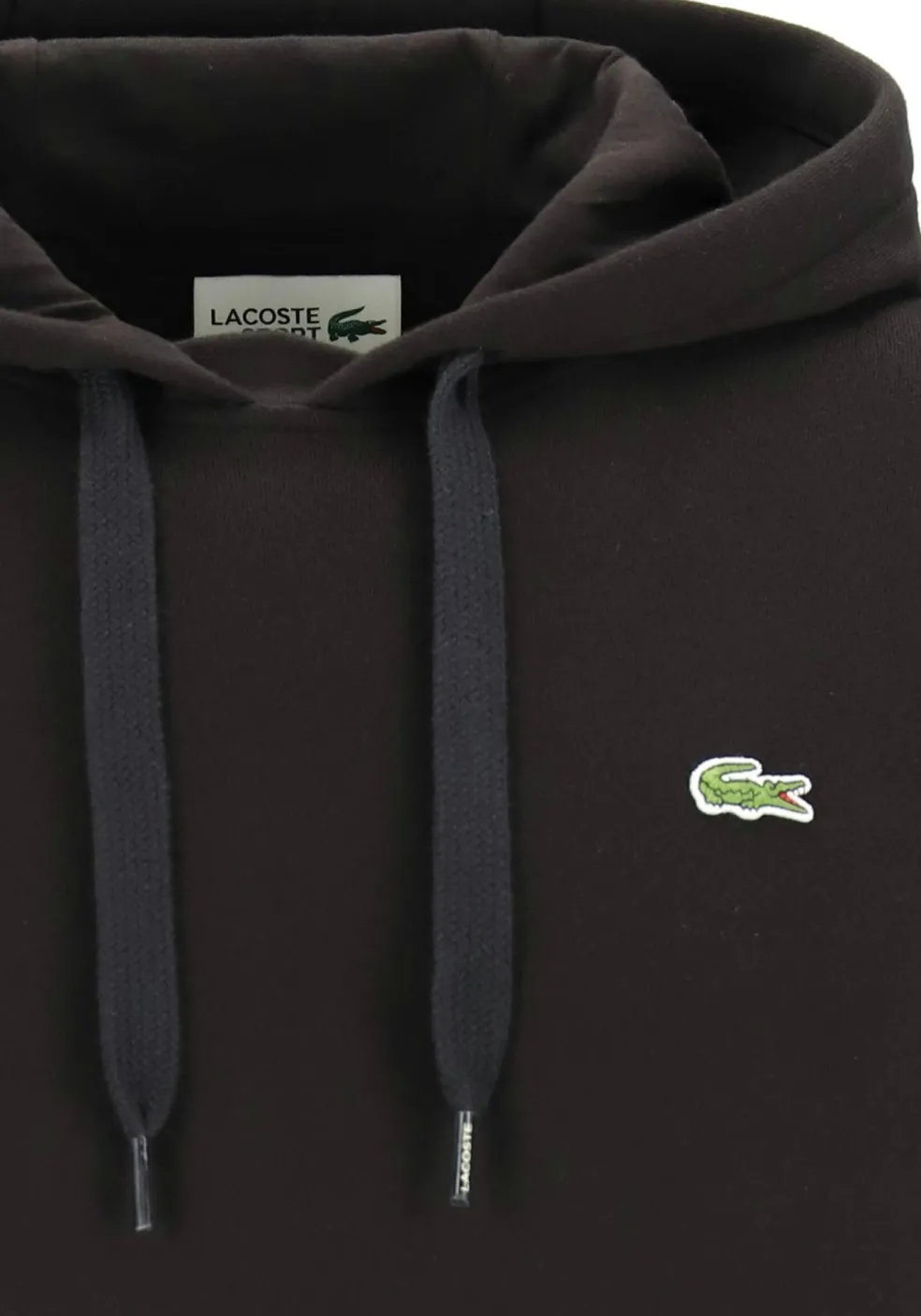 Lacoste heren hoodie sweatshirt, zwart