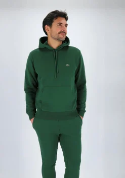Lacoste heren hoodie sweatshirt, groen