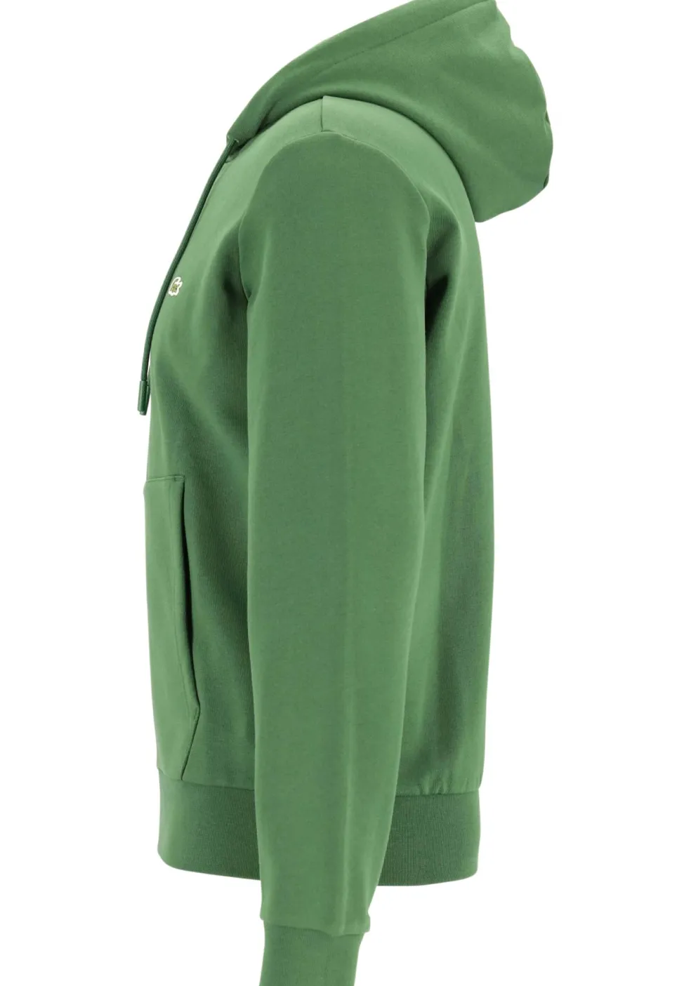 Lacoste heren hoodie sweatsvest, met rits, groen