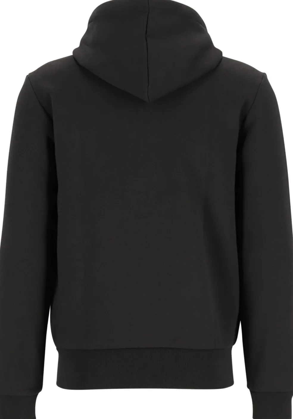 Lacoste heren hoodie sweatsvest, met rits, zwart