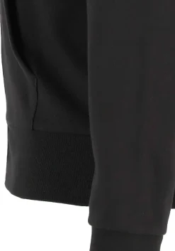 Lacoste heren hoodie sweatsvest, met rits, zwart