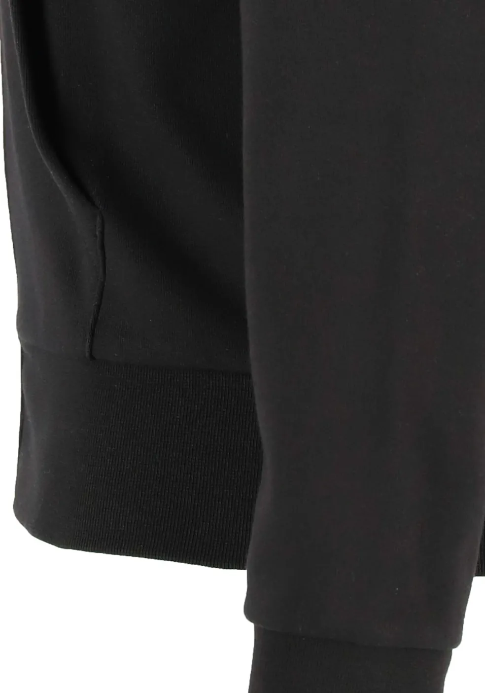 Lacoste heren hoodie sweatsvest, met rits, zwart