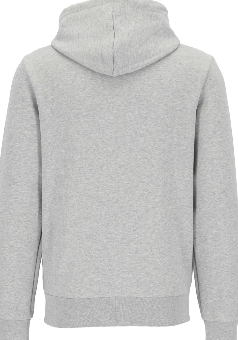 Lacoste heren hoodie sweatsvest, lichtgrijs melange