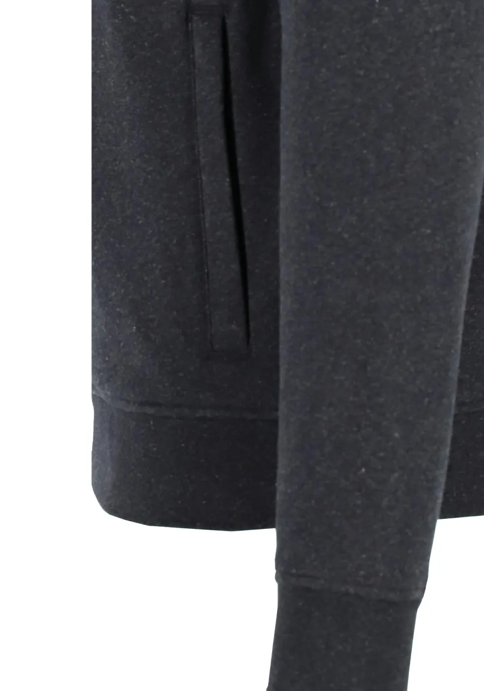 Lacoste heren hoodie sweatvest, met rits, antraciet grijs