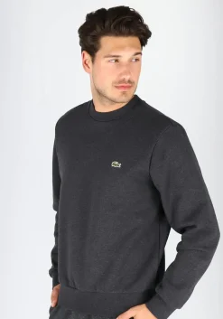 Lacoste heren sweatshirt, antraciet grijs