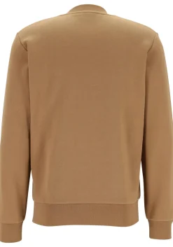 Lacoste heren sweatshirt, lichtbruin, Cookie