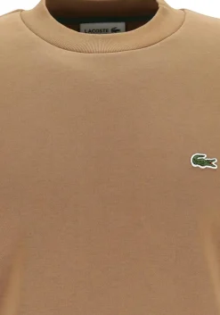 Lacoste heren sweatshirt, lichtbruin, Cookie
