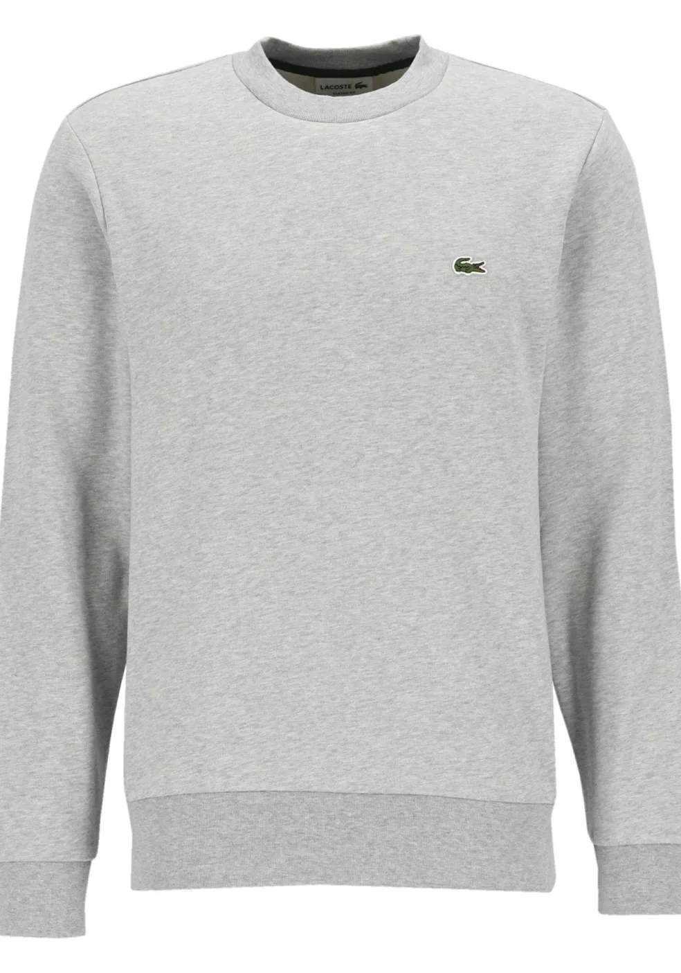 Lacoste heren sweatshirt, lichtgrijs melange