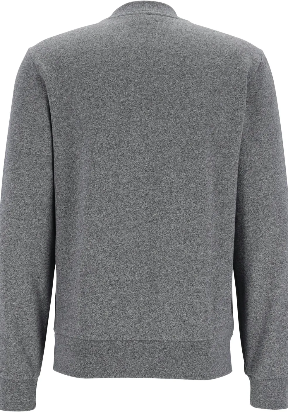 Lacoste heren sweatshirt, zwart met wit melange, Eclipse Jaspe