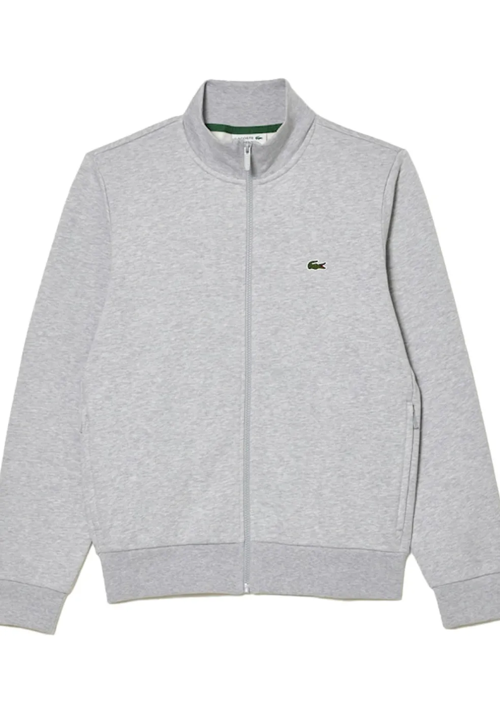 Lacoste heren sweatvest, lichtgrijs melange
