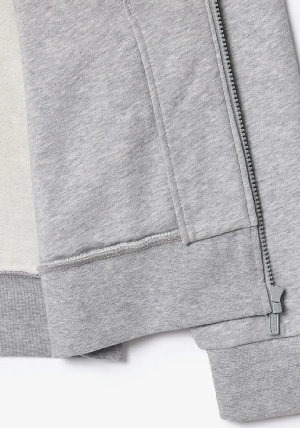 Lacoste heren sweatvest, lichtgrijs melange