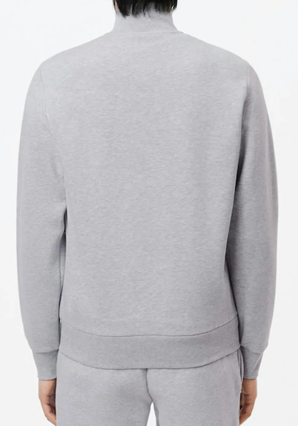 Lacoste heren sweatvest, lichtgrijs melange