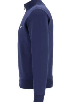 Lacoste heren sweatvest, met rits, navy blauw