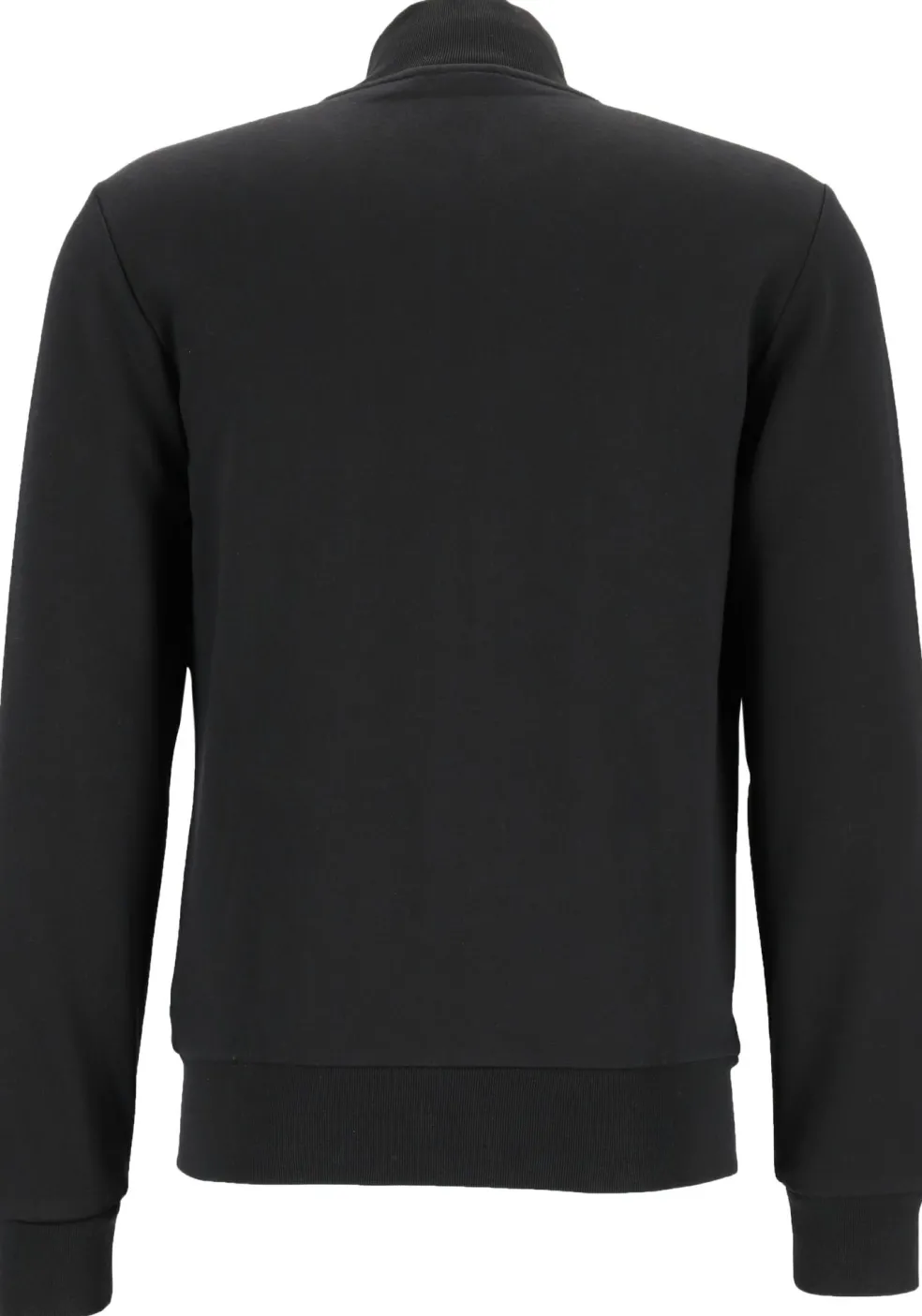 Lacoste heren sweatvest, met rits, zwart