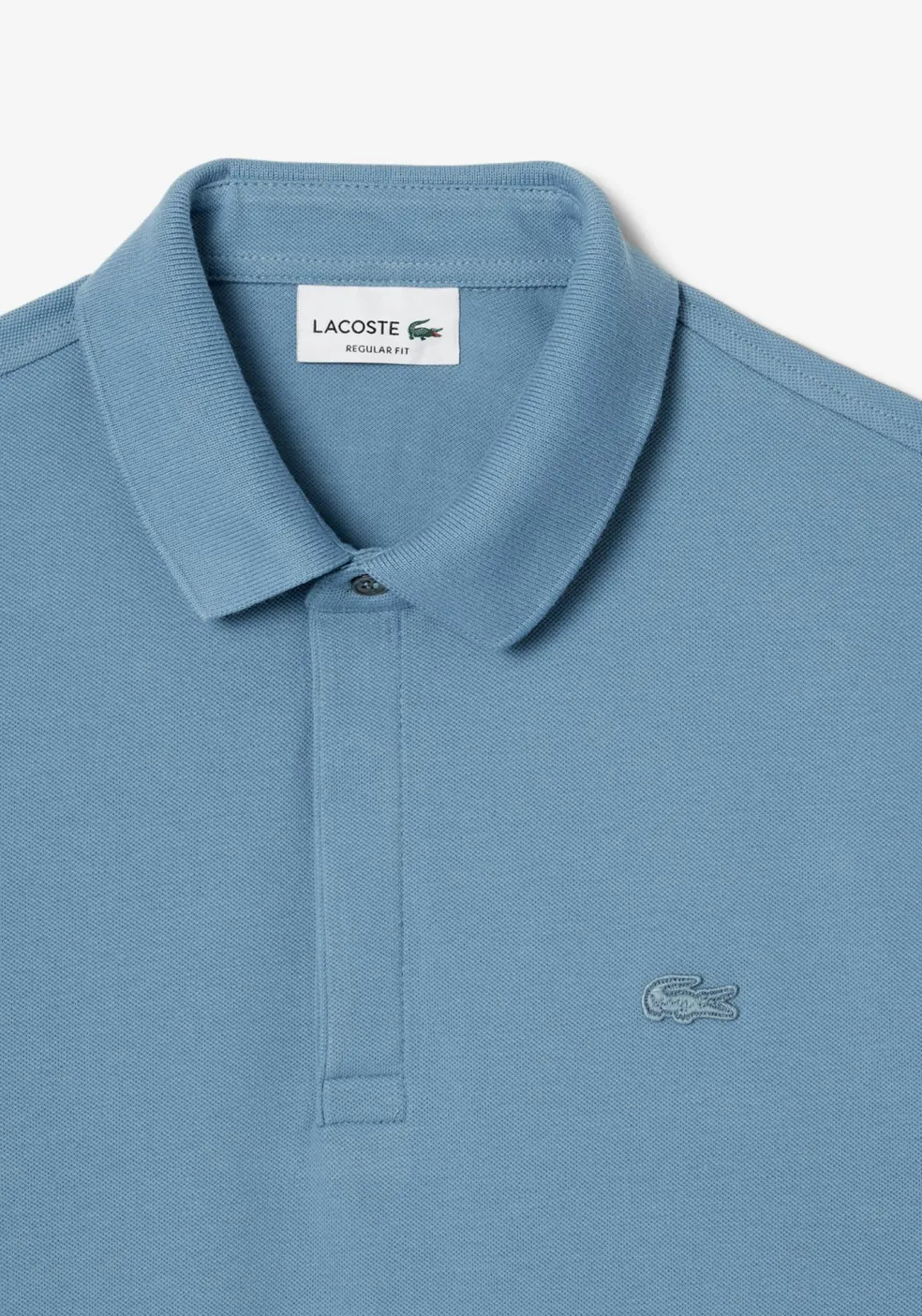 Lacoste Paris Stretch Pique Polo Regular Fit, leisteen blauw grijs