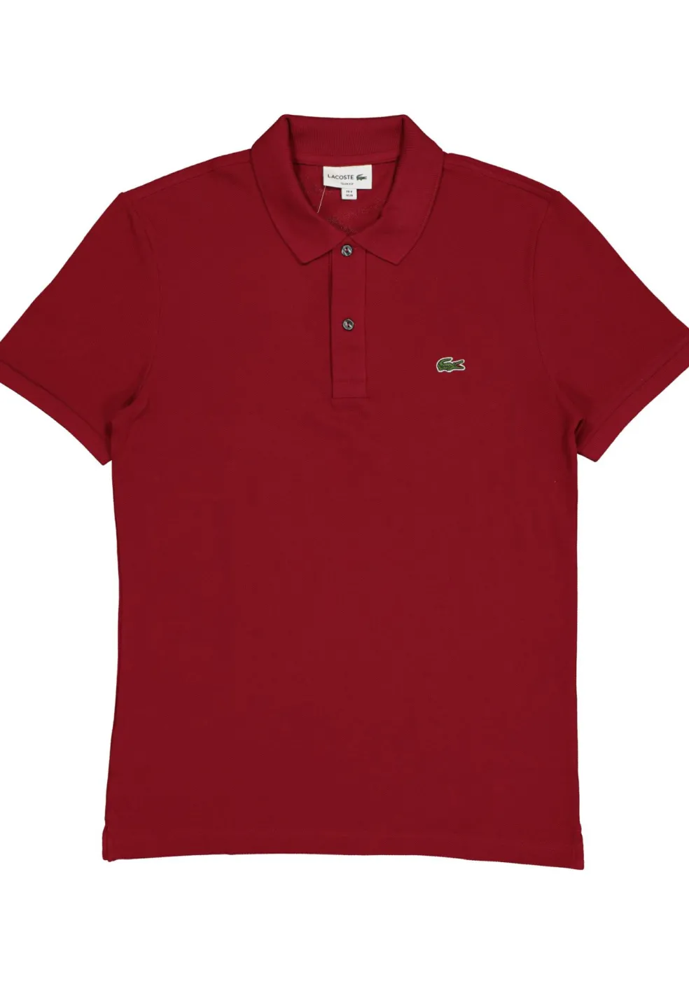 Lacoste Slim Fit polo, bordeaux rood