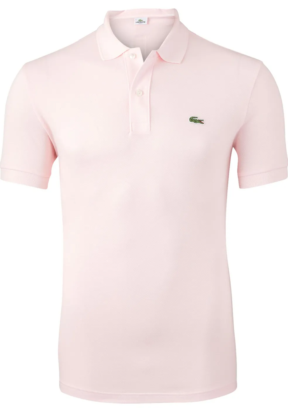 Lacoste Slim Fit polo, flamingo roze