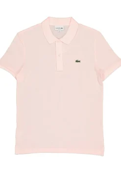 Lacoste Slim Fit polo, flamingo roze