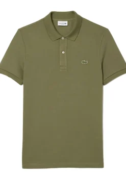 Lacoste Slim Fit polo, kaki groen