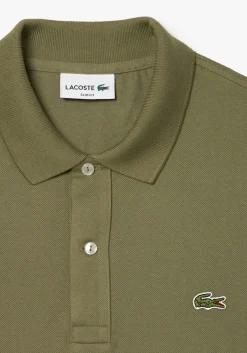 Lacoste Slim Fit polo, kaki groen
