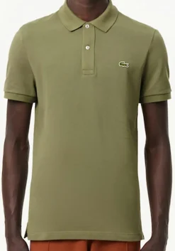 Lacoste Slim Fit polo, kaki groen