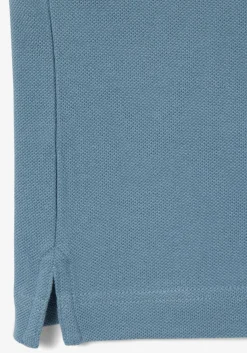 Lacoste Slim Fit polo, leisteen blauw grijs