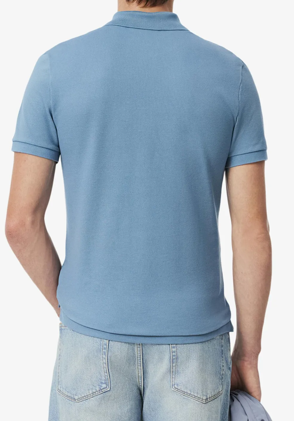 Lacoste Slim Fit polo, leisteen blauw grijs