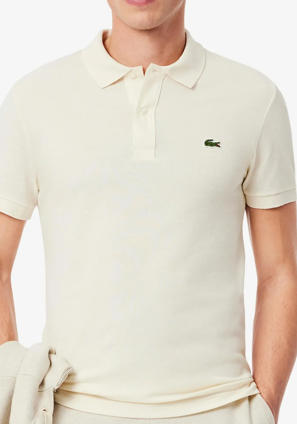 Lacoste Slim Fit polo, offwhite