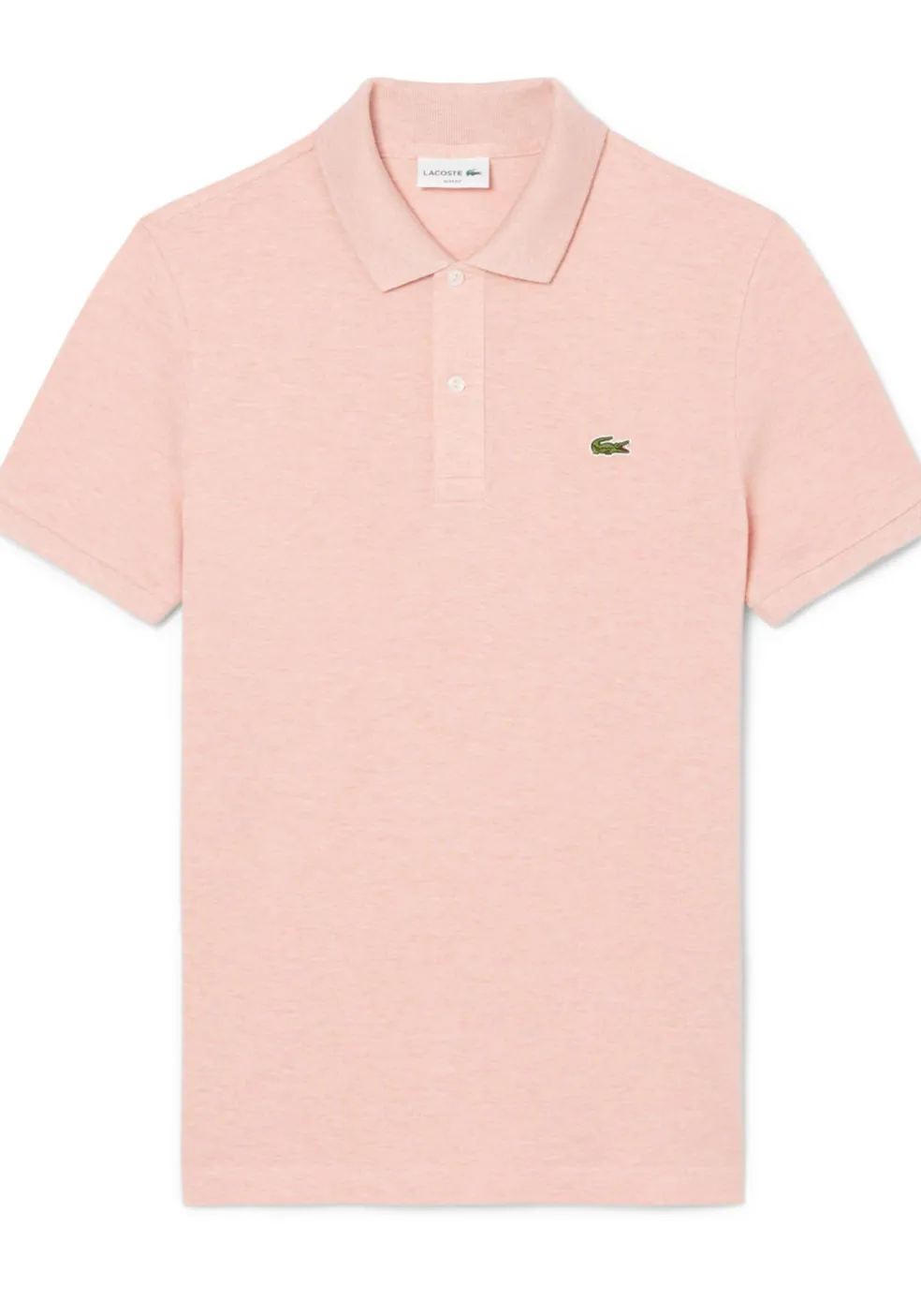 Lacoste Slim Fit polo, roze melange