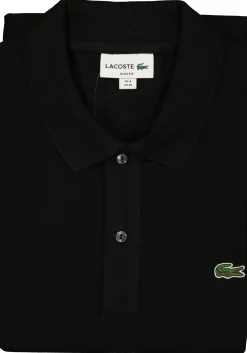 Lacoste Slim Fit polo, zwart