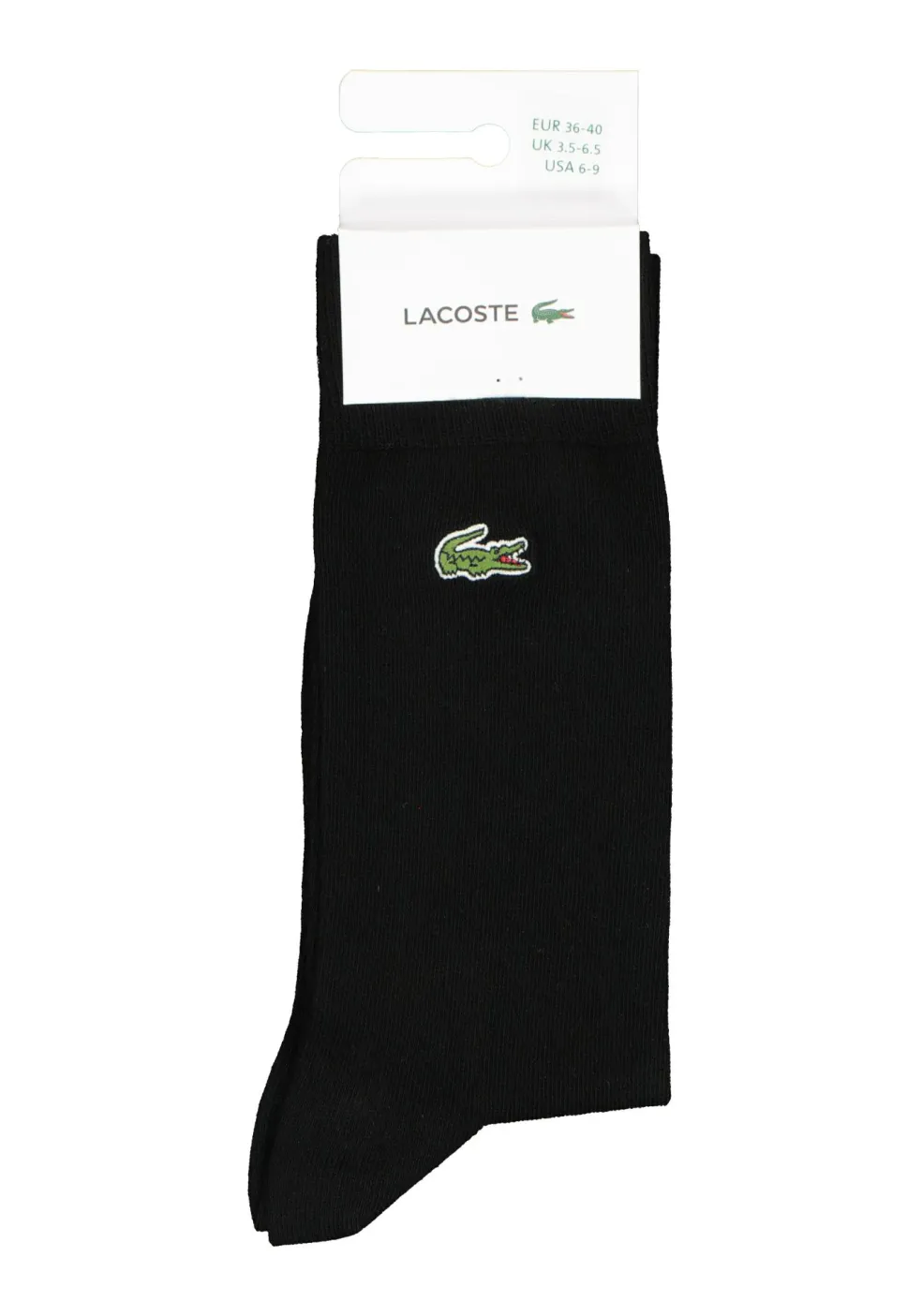 Lacoste sokken (1-pack), zwart