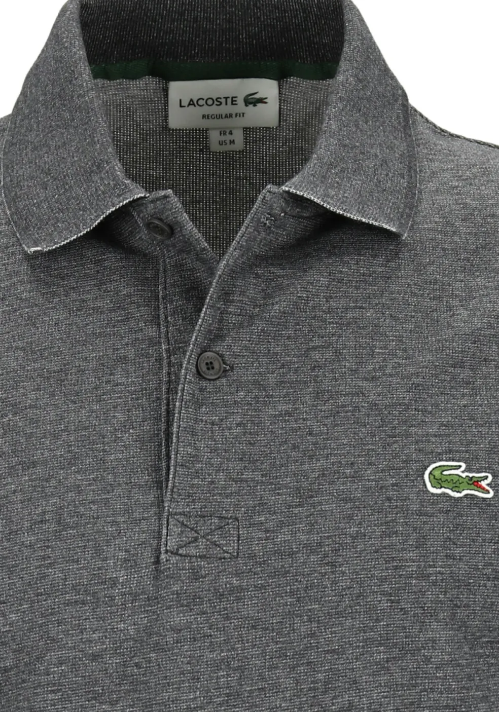 Lacoste Sport Polo Regular Fit stretch, antraciet grijs