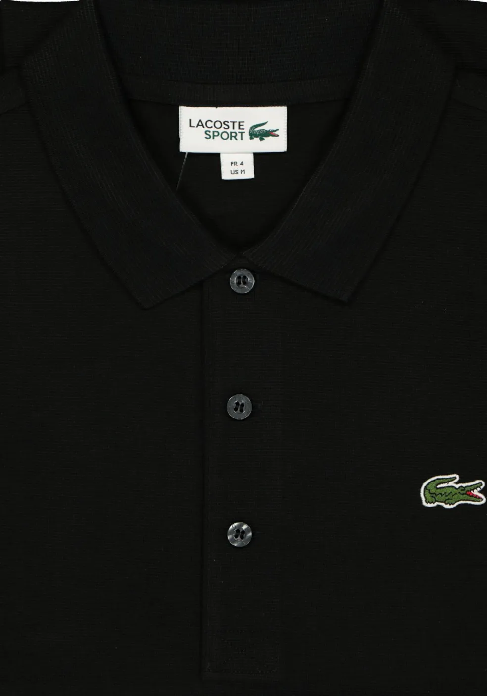 Lacoste Sport polo regular fit stretch, zwart