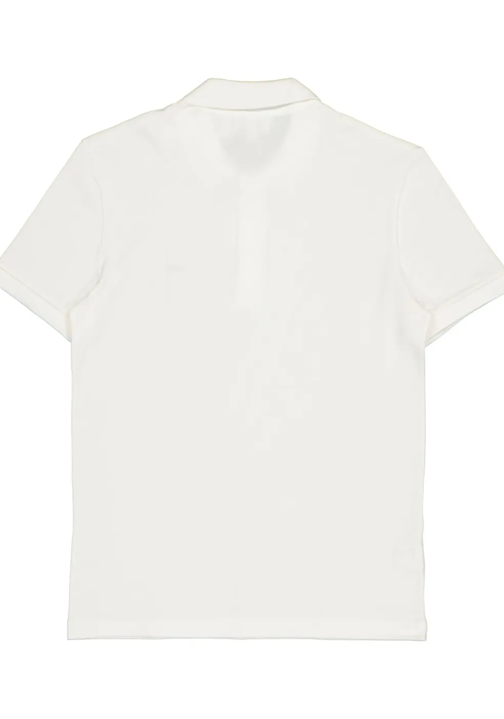 Lacoste stretch slim fit polo, heren polo extra getailleerd, wit