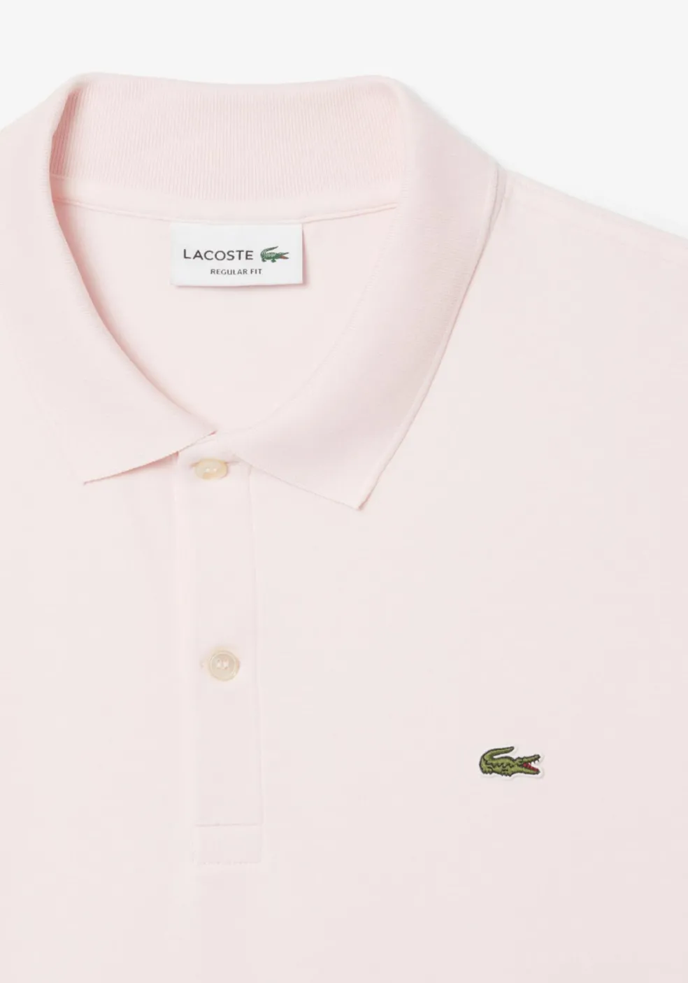 Lacoste Ultra Soft Polo Regular Fit, lichtroze