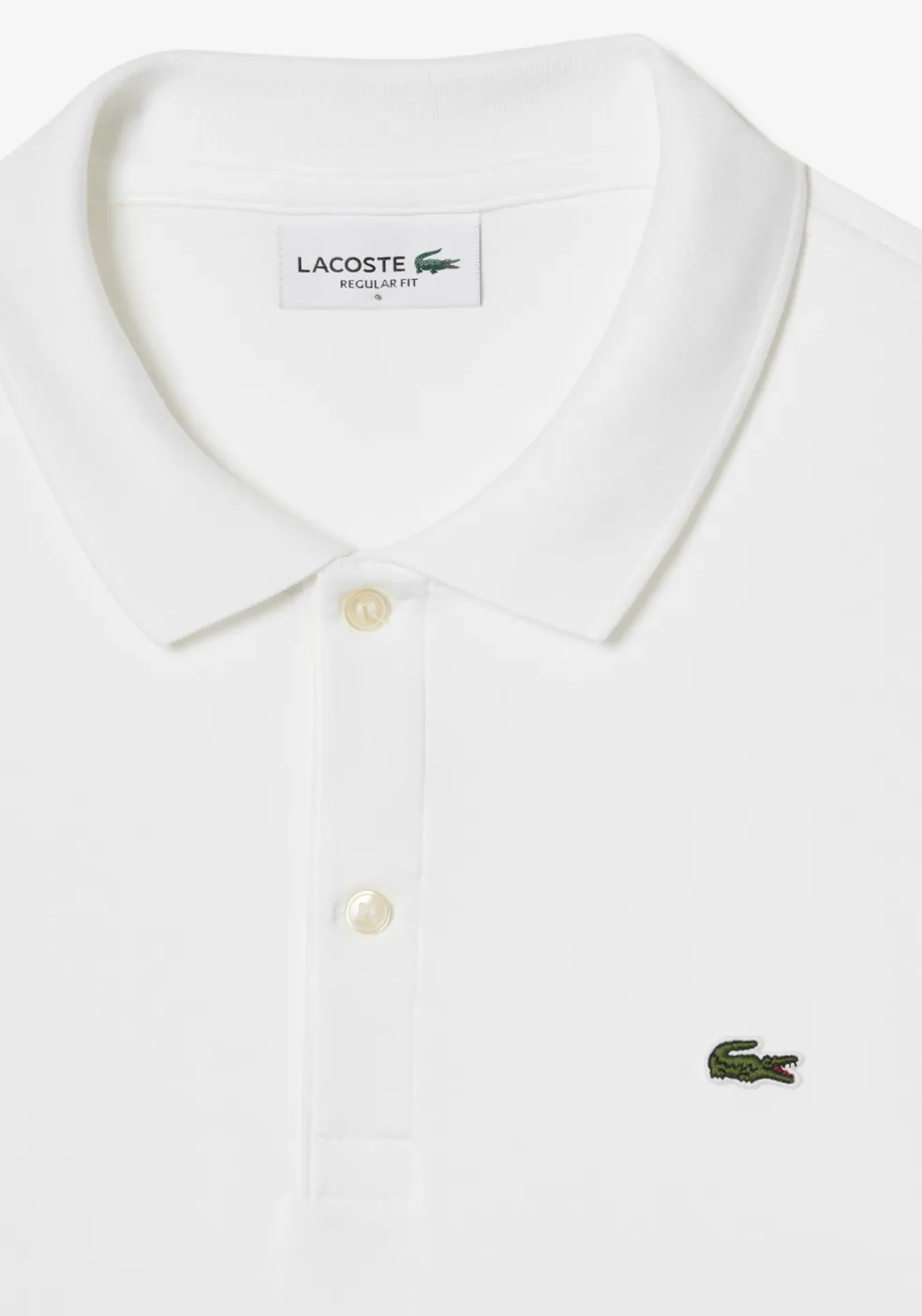 Lacoste Ultra Soft Polo Regular Fit, wit