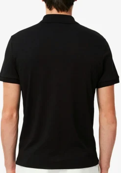 Lacoste Ultra Soft Polo Regular Fit, zwart
