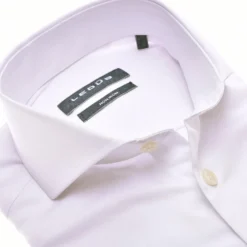 Ledub slim fit overhemd, wit